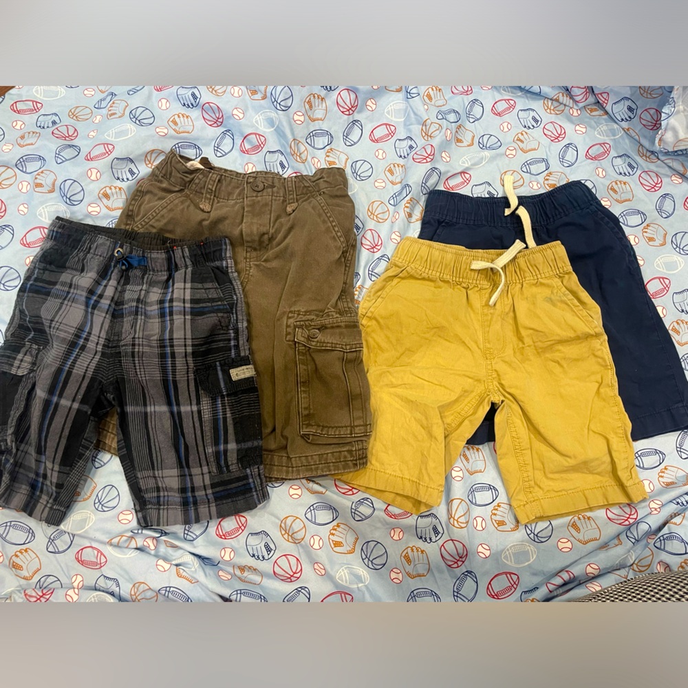 4 Pairs Boys Shorts Size 5